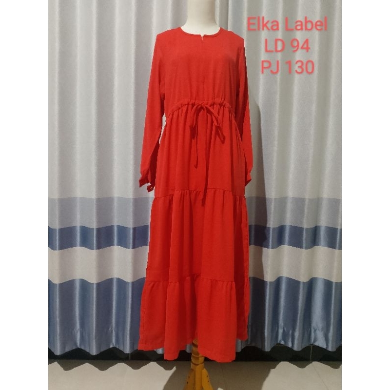 Preloved Gamis Elka Label