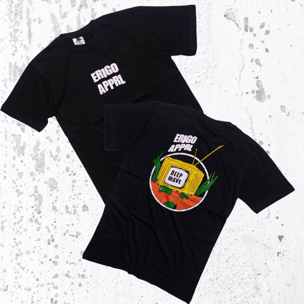 Kaos Erigo T-shirt ERIGO APPAREL DEEP WAVE Kaos Distro Pria Terbaru Kaos Erigo Bandung Kaos Pria Ter