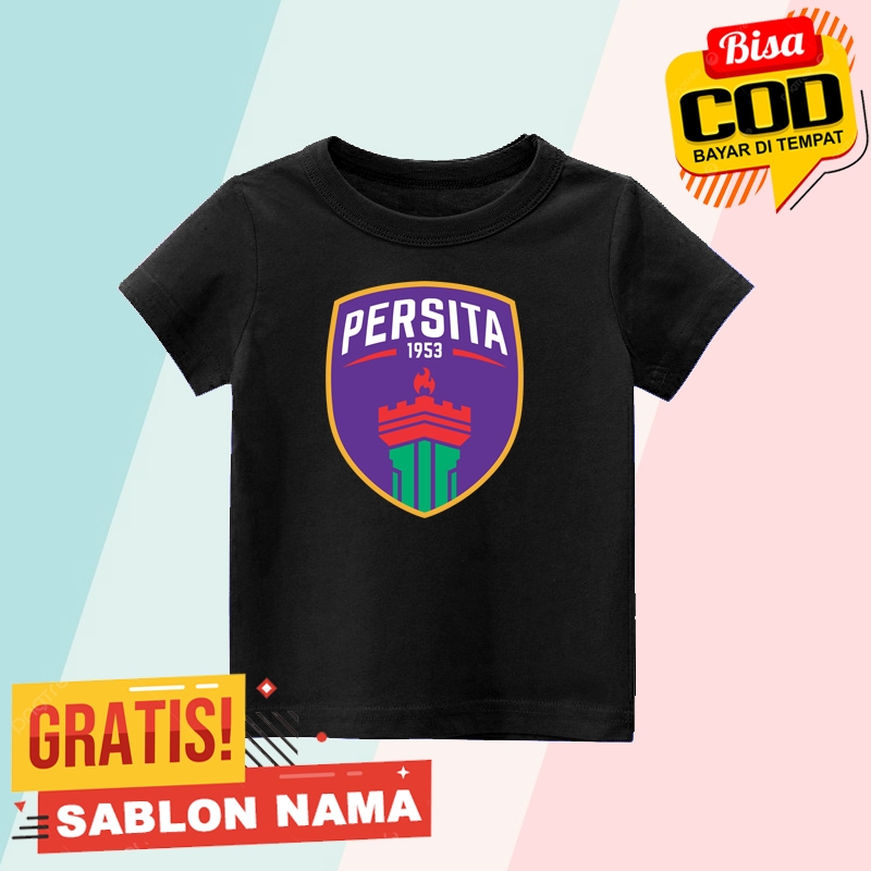 Baju Kaos Anak Persita / Kaos Anak Laki Laki & Perempuan Custom Nama Persita