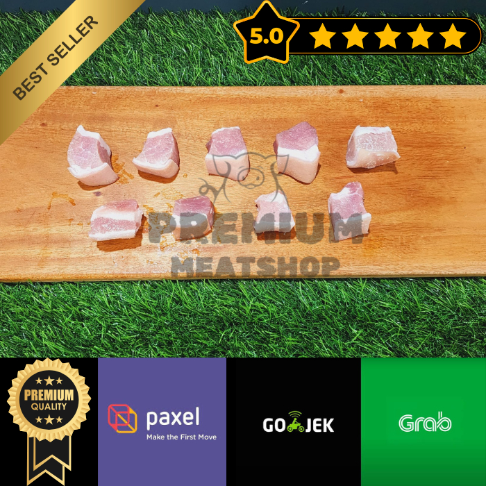 

Kapsim Kulit Potong Dadu / Pork Shoulder Skin on Dice Cut