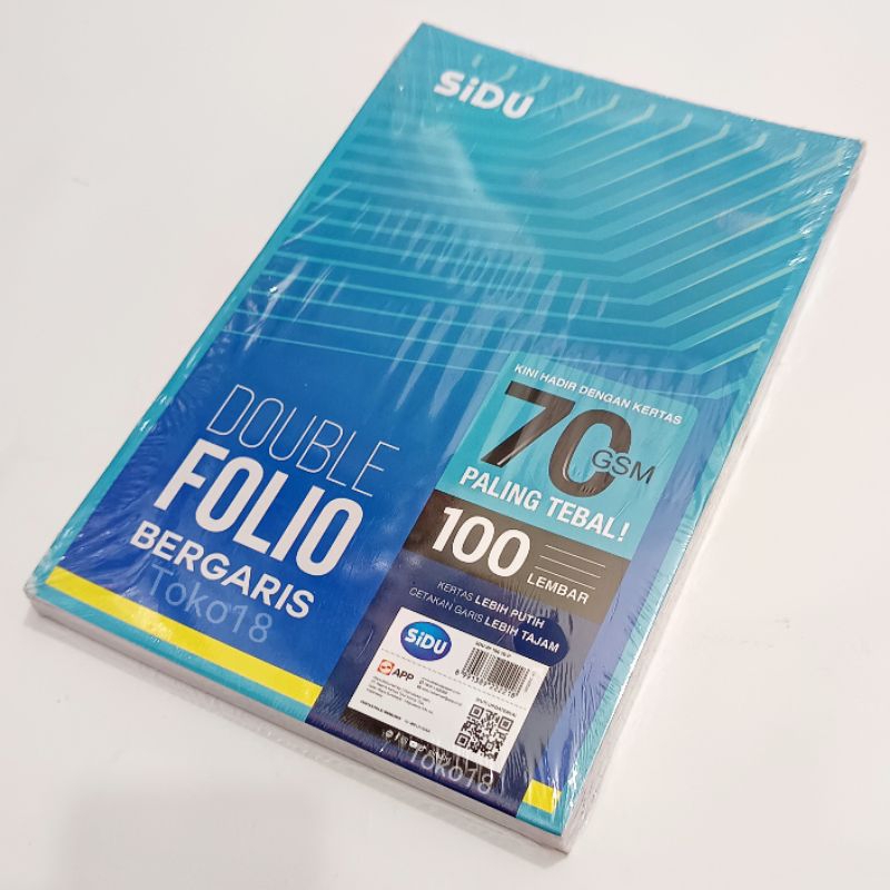 

Double Folio Sinar Dunia 70gsm Paling Tebal