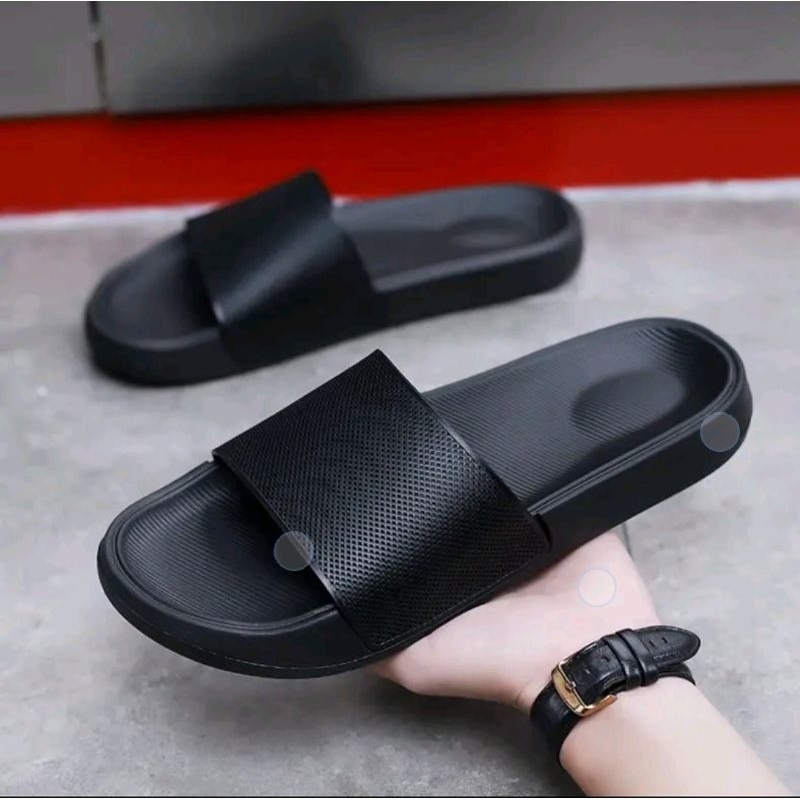 Sandal Selop Karet Pria Anti Air Sendal Distro Pria Anti Slip