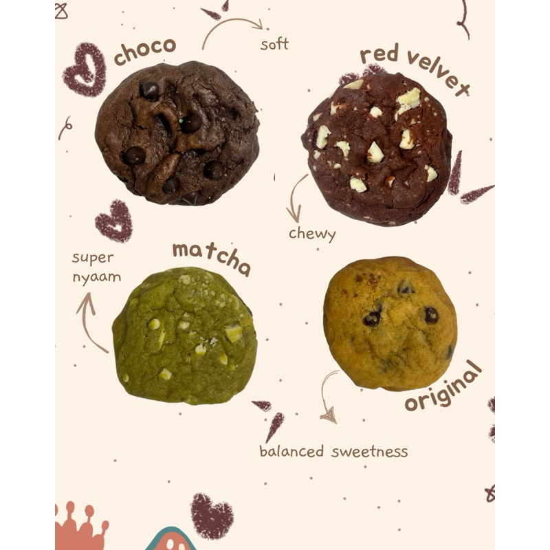 

soft baked cookies by heyhoo | soft cookies buy 6 get 7