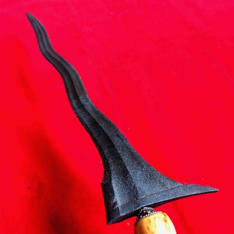 Keris Pulanggeni Pamor Keleng Asli Antik