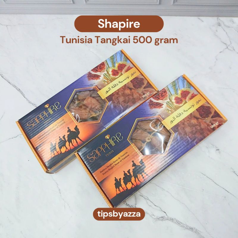 

Shapire Kurma Tunisia Tangkai 500 Gram