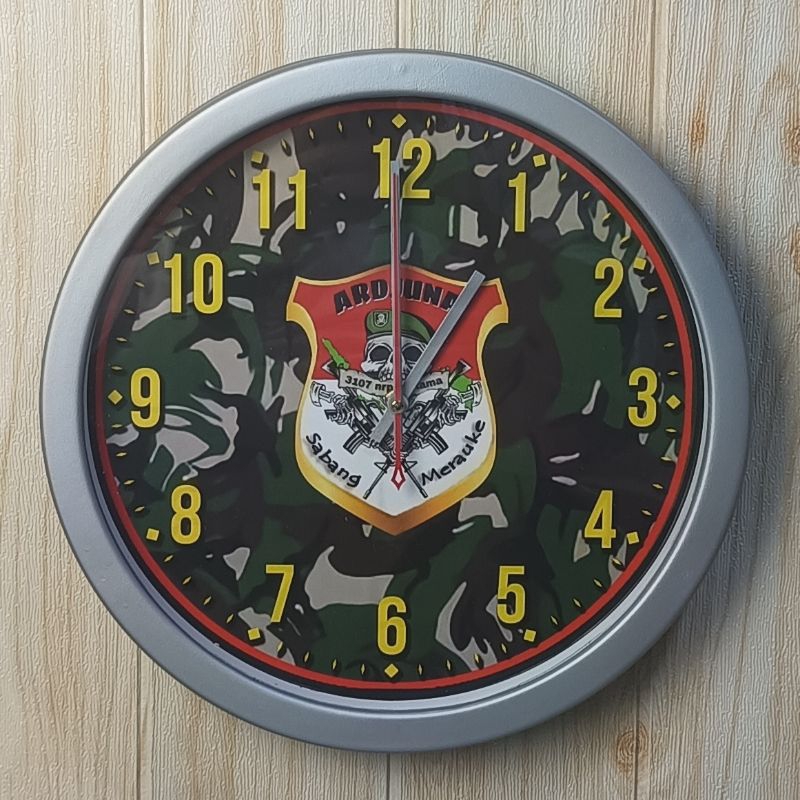 Jam Dinding Leting Ardjuna TNI AD