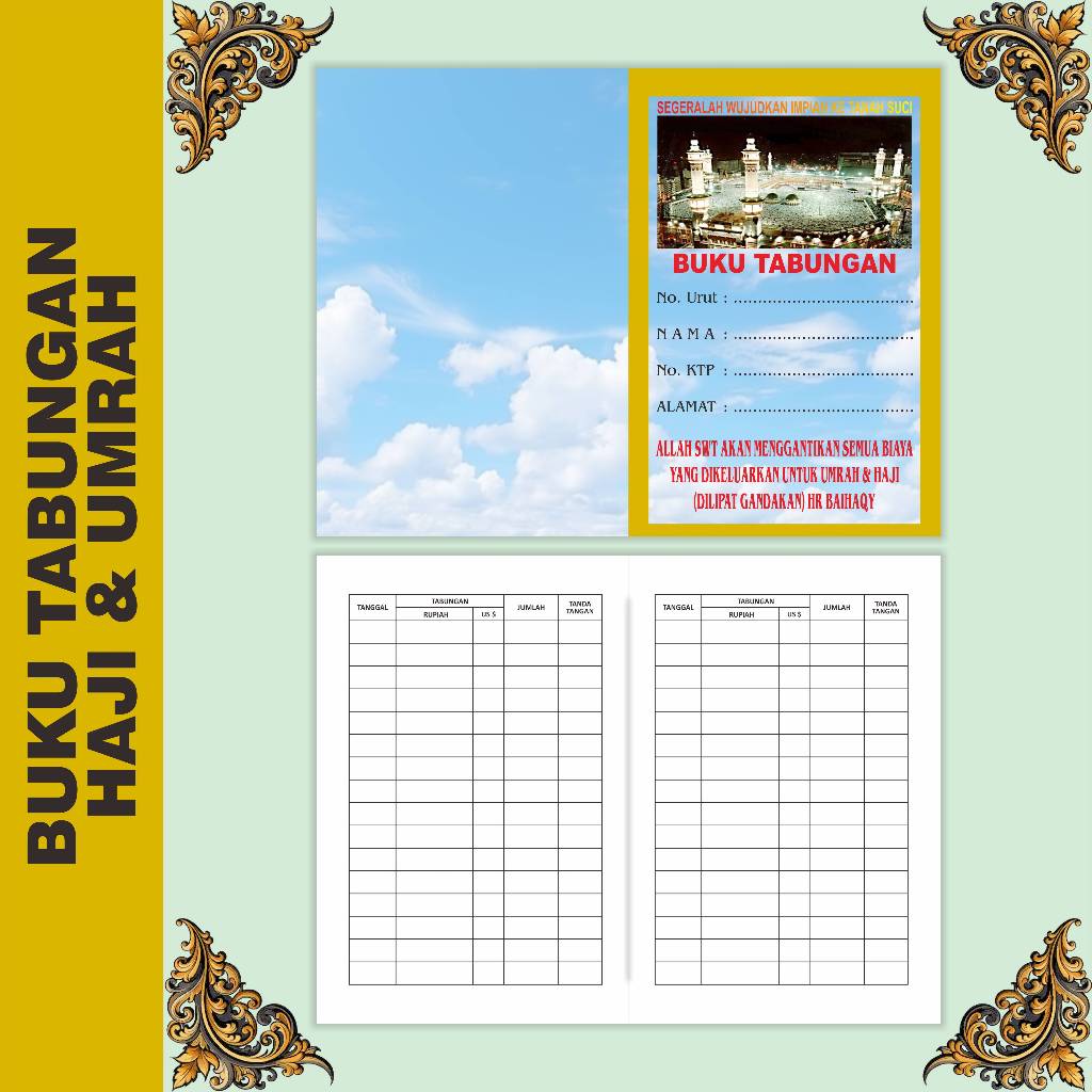 

BUKU TABUNGAN HAJI & UMRAH UK A5