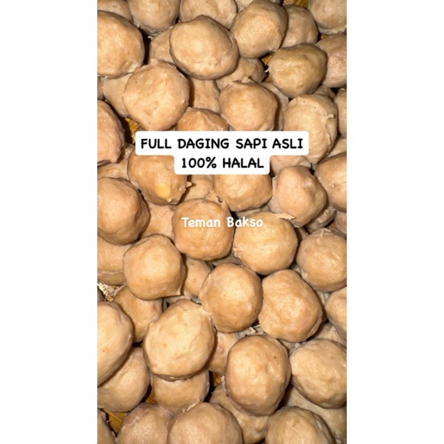 

Teman Bakso ISI 50 Pakai Full Daging Sapi Asli & Berkualitas