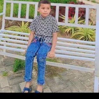 Kemeja Batik Anak  Hitam Putih Kemeja Batik Anak Cewek Cowok Usnisek Cocok Sekolah