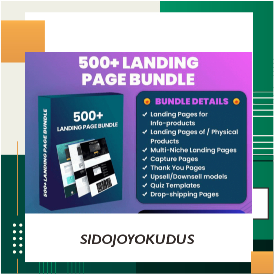 Templates Landing page 500+ wordpress  - JSON - Template Kit WordPress