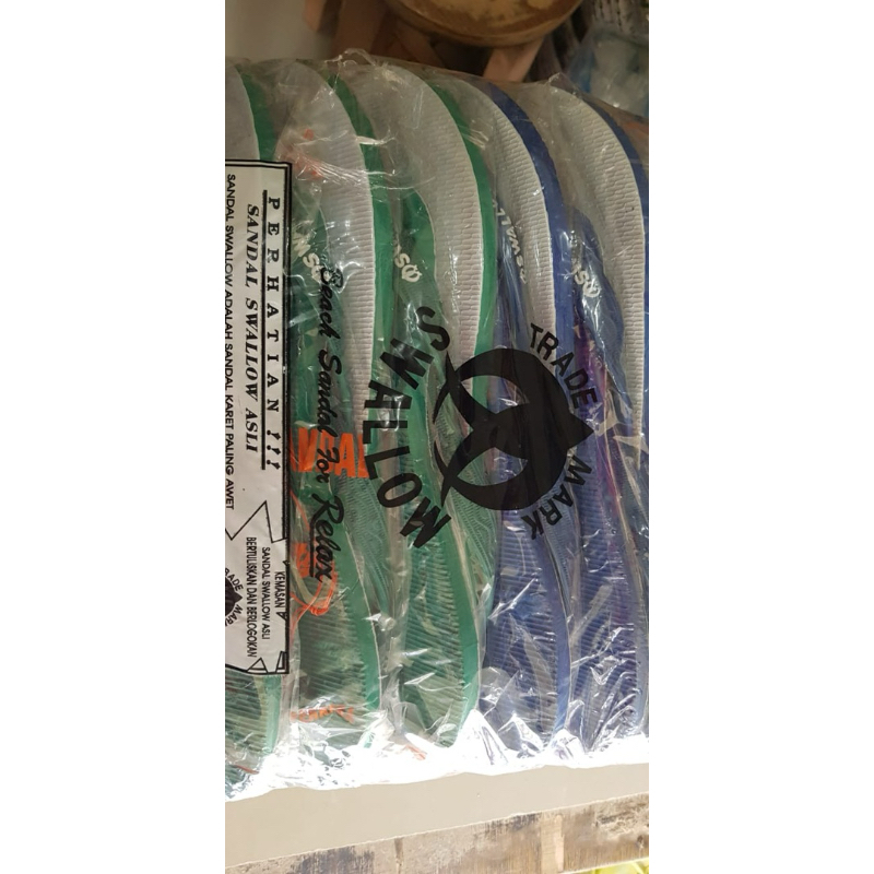 SANDAL JEPIT SWALLOW UKURAN 11,5 & 12 1/2 LUSIN