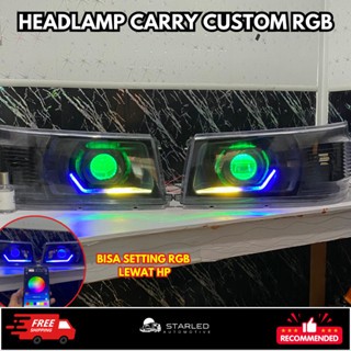 Headlamp Biled Suzuki New Carry Custom RGB Lampu Depan Billed Pick Up Carry Tayo
