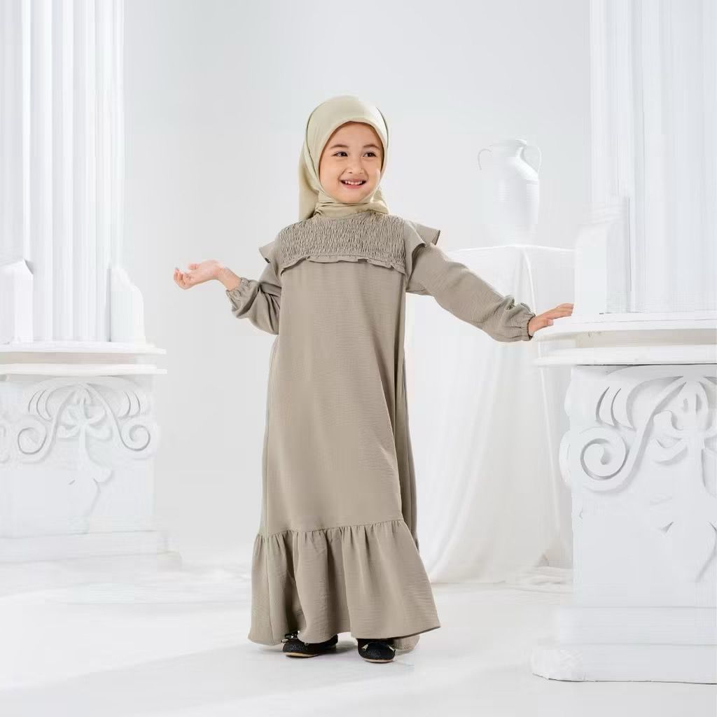 Zoya BUGENVIL Dress Girl - Gamis Muslimah Anak perempuan
