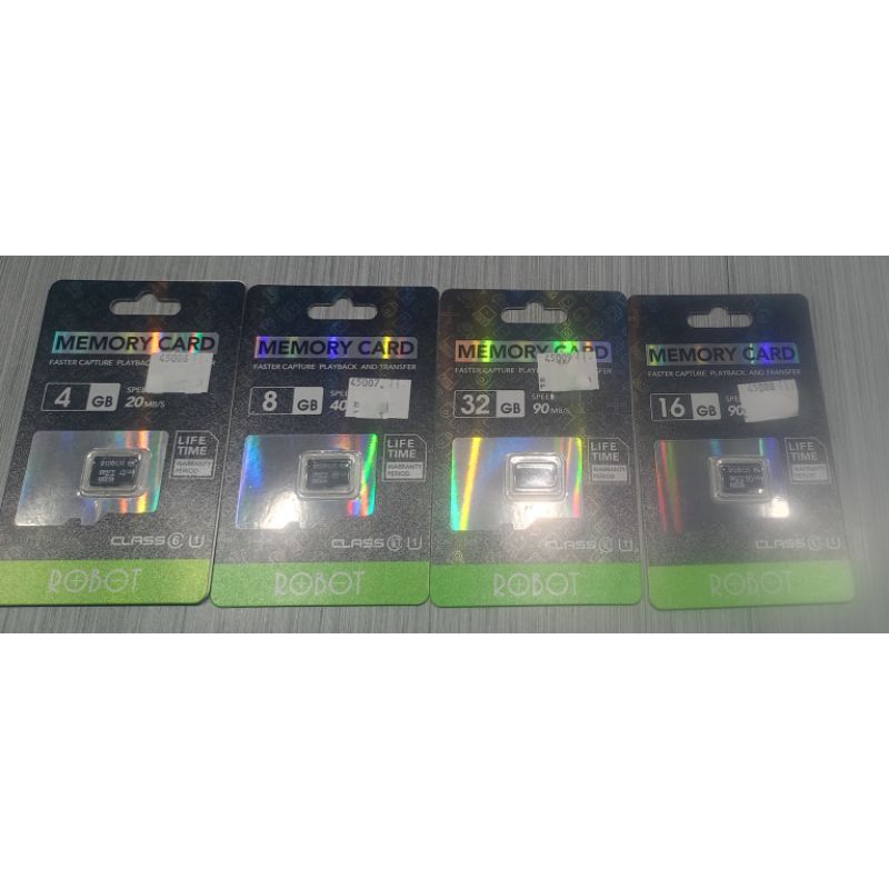 memori sd card robot 4GB, 8GB, 16GB, 32GB