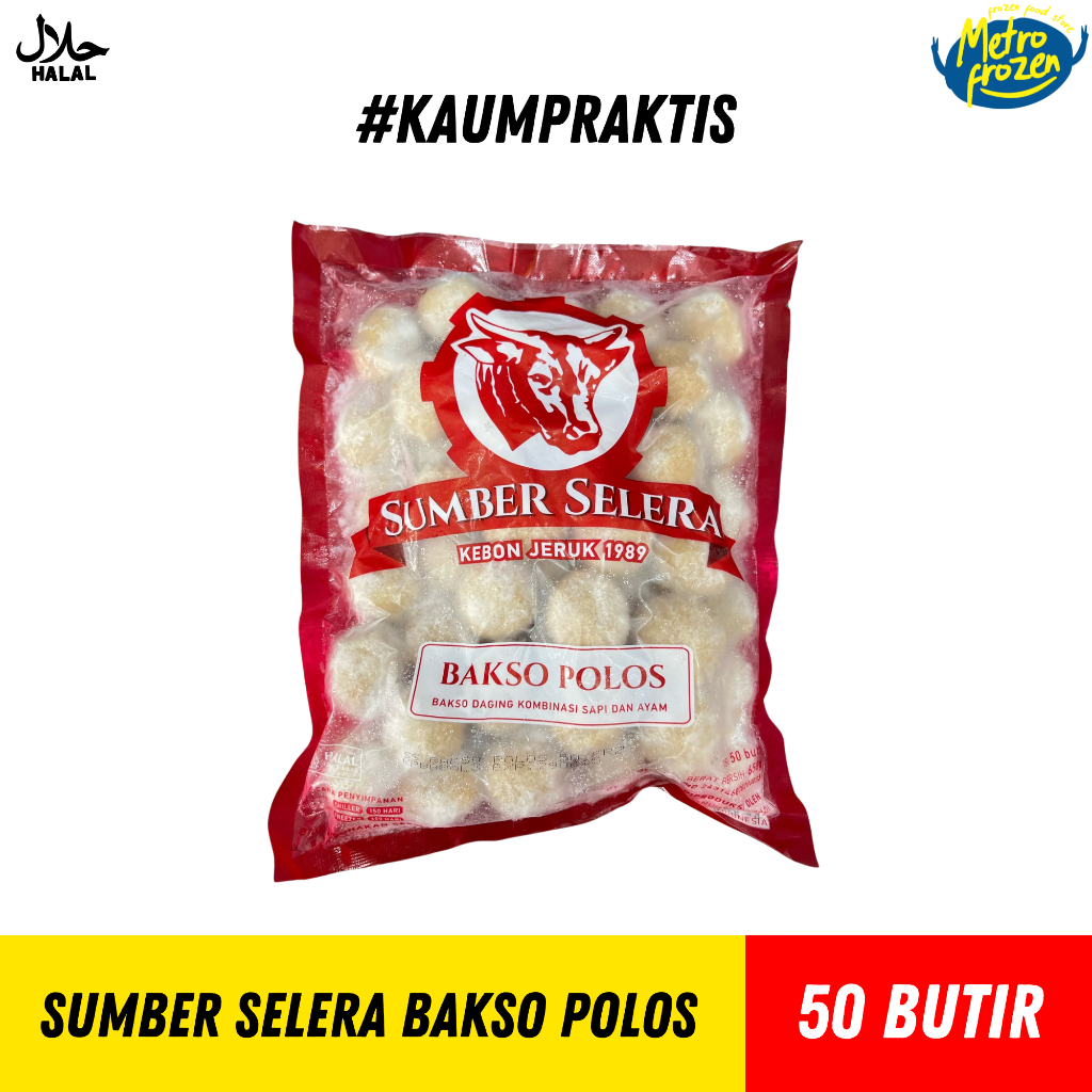 

Sumber Selera Bakso Polos 650gr //bakso polos sumber selera //bakso premium