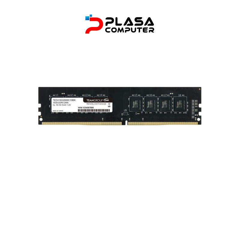 Memory TeamGroup Elite DDR4 16GB (1X16GB) 3200MHz RAM Komputer Longdimm