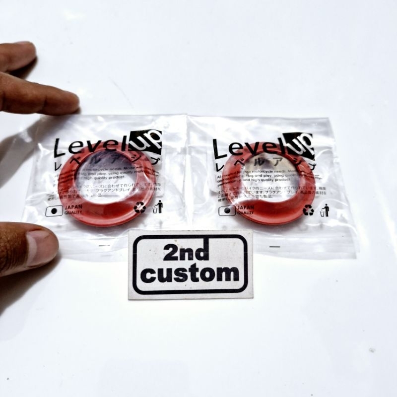 Seal debu as shock depan set warna merah oren Honda CBR 150 R CBR150R CB150R CB 150R Verza Tiger Tir