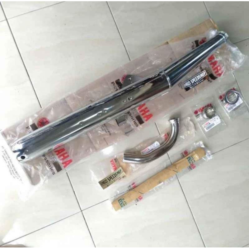 knalpot rx king standar original yamaha