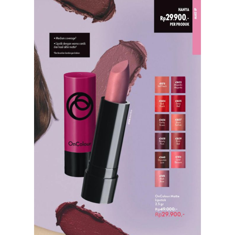OnColour Matte Lipstik