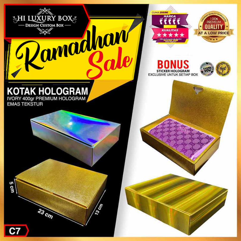 

Kotak Souvenir|Hologram|Kado|Hadiah|Box|Dus|Packaging|C7