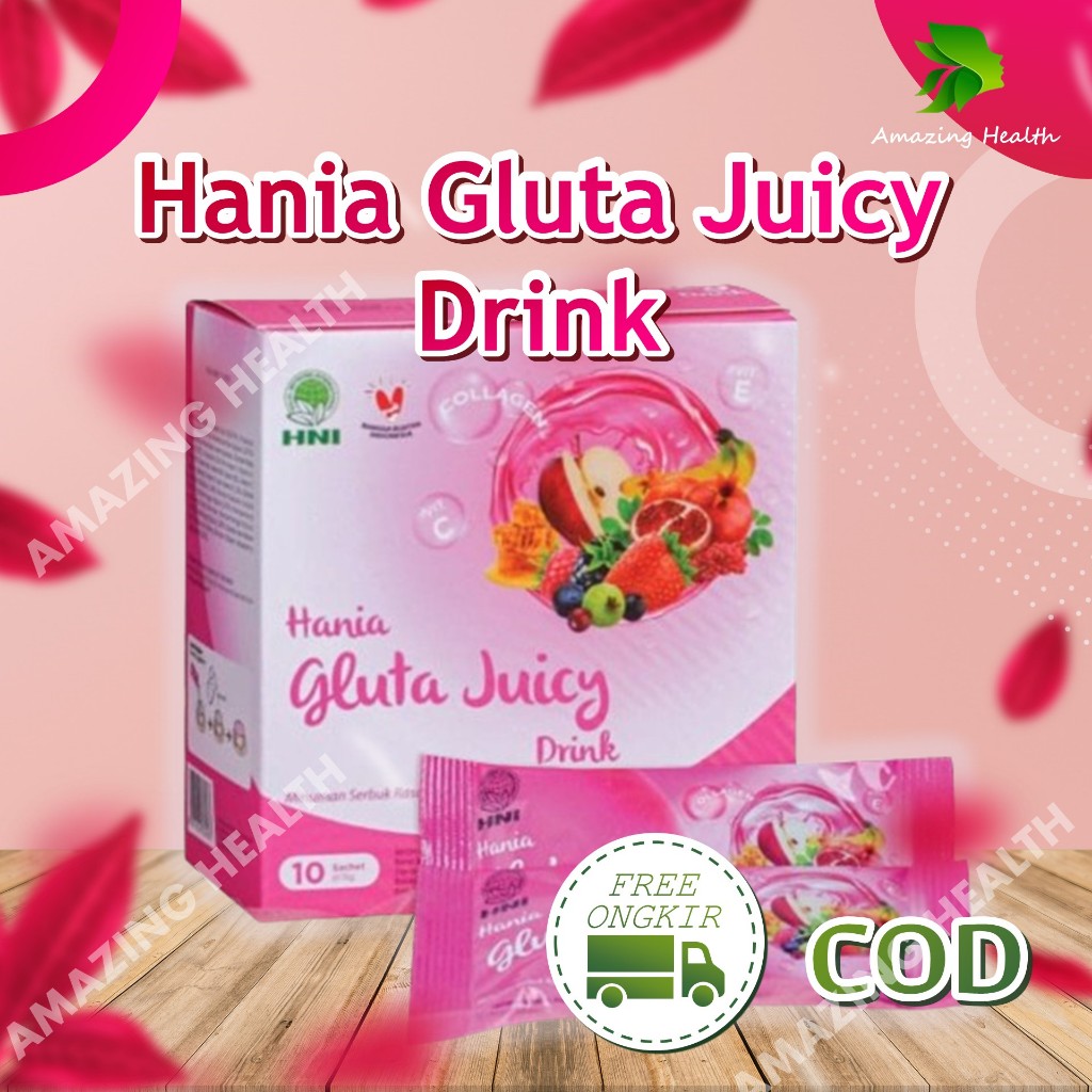 Hania Gluta Juicy Drink HNI HPAI - Minuman Kolagen Nutrisi Kulit