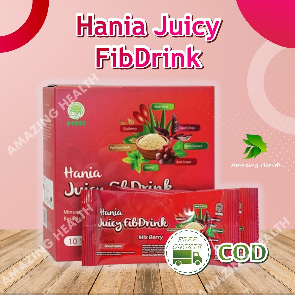 

Hania Juicy FibDrink Mix Berry HNI HPAI ORIGINAL