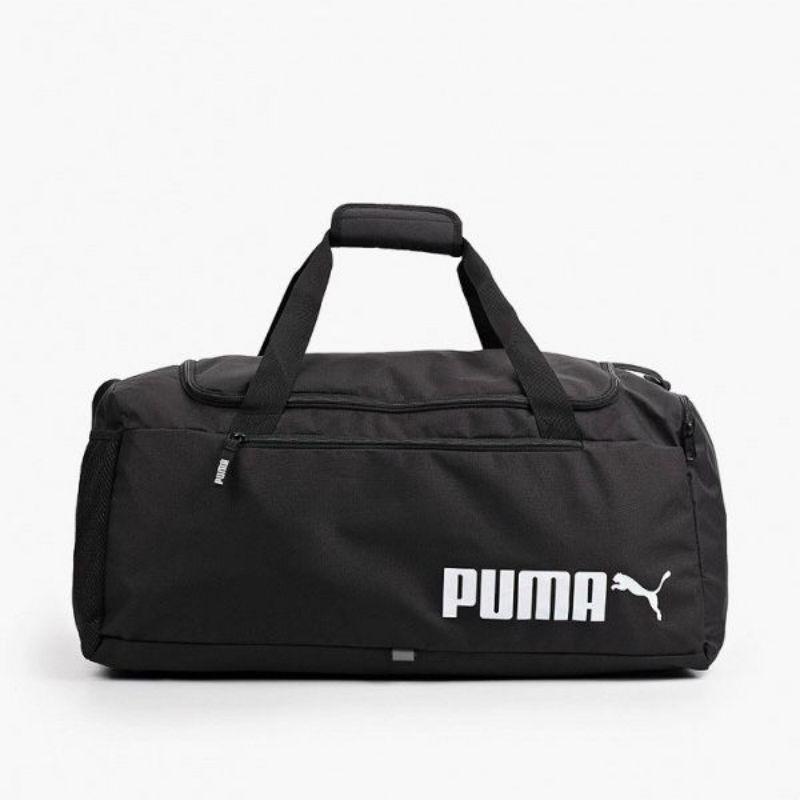 Puma Fundamental Sport Bag 2 Medium Duffel Bag Black 100%Original
