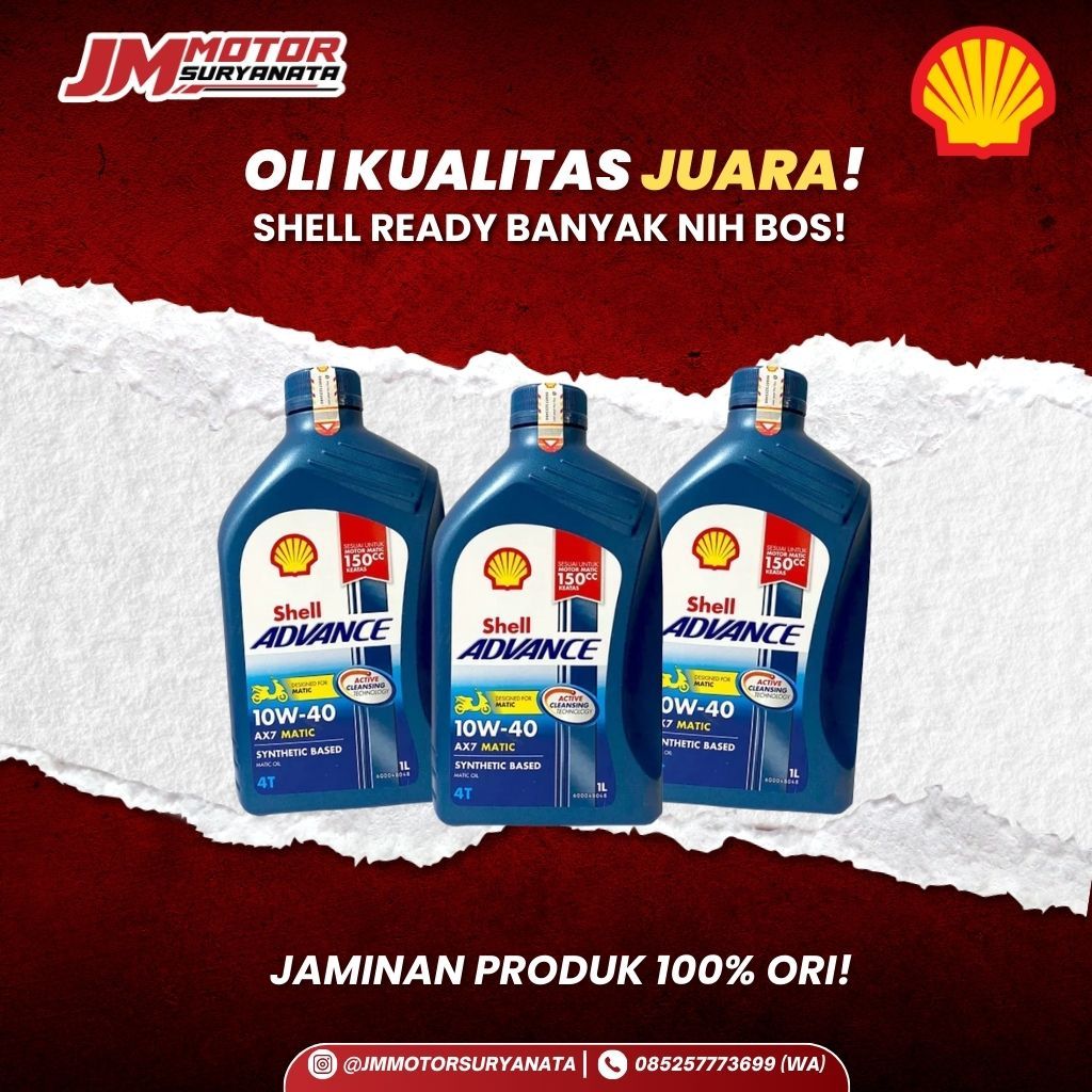 SHELL AX7 MATIC 1L/1000ML 10w-40