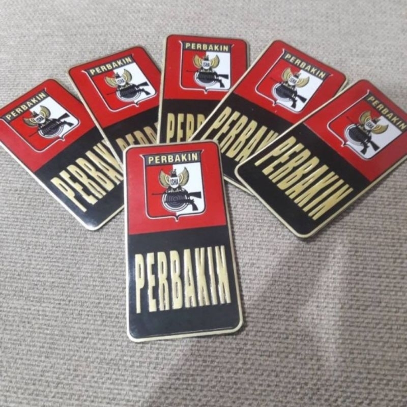 Stiker Plat Mobil Perbakin Jumbo Emblem Perbakin Plat Motor