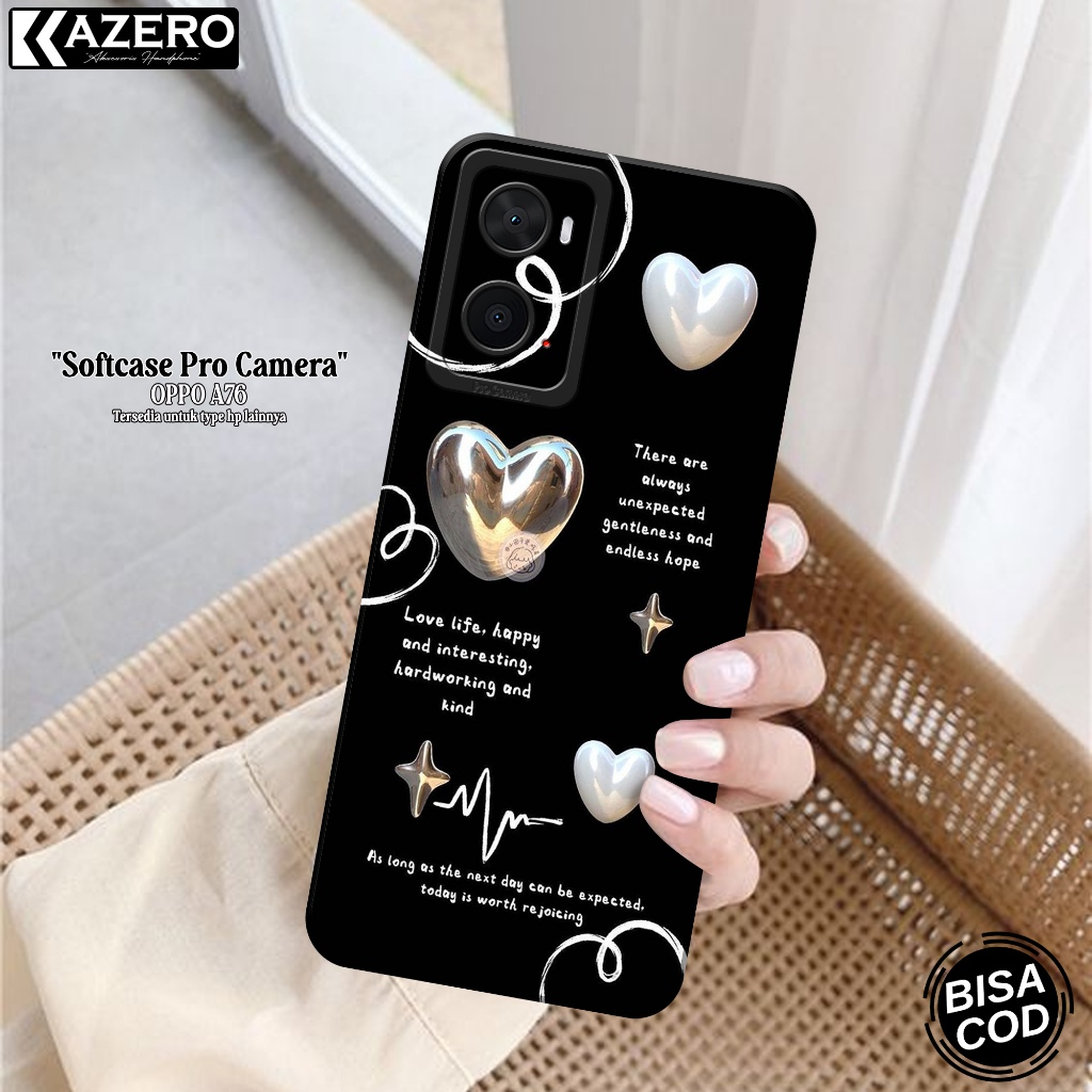 Case Hp OPPO A76 Fashion Case Aesthetic Silikon Pro Camera Softcase OPPO A76 Casing OPPO A76 Kesing 