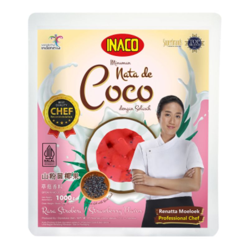 

Inaco Nata De Coco Strawberry 1kg