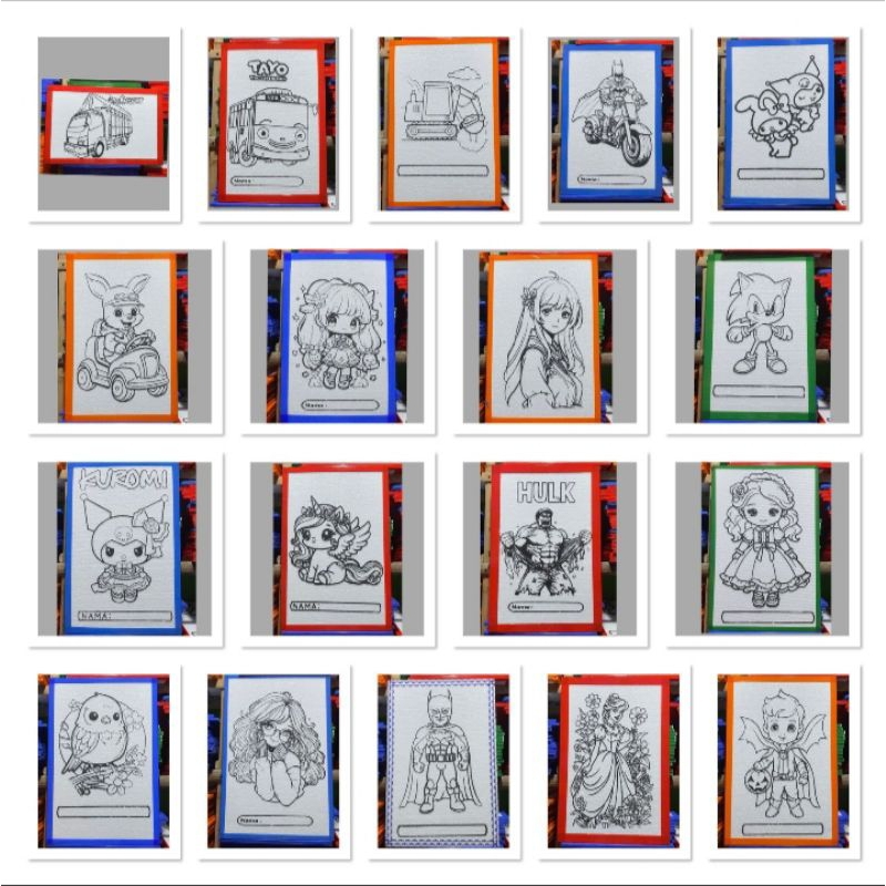 

lukisan anak 33x50 50pcs