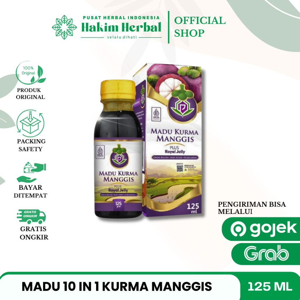 

Madu Kurma Manggis 10 in 1 Madu Anak Kemasan Baru