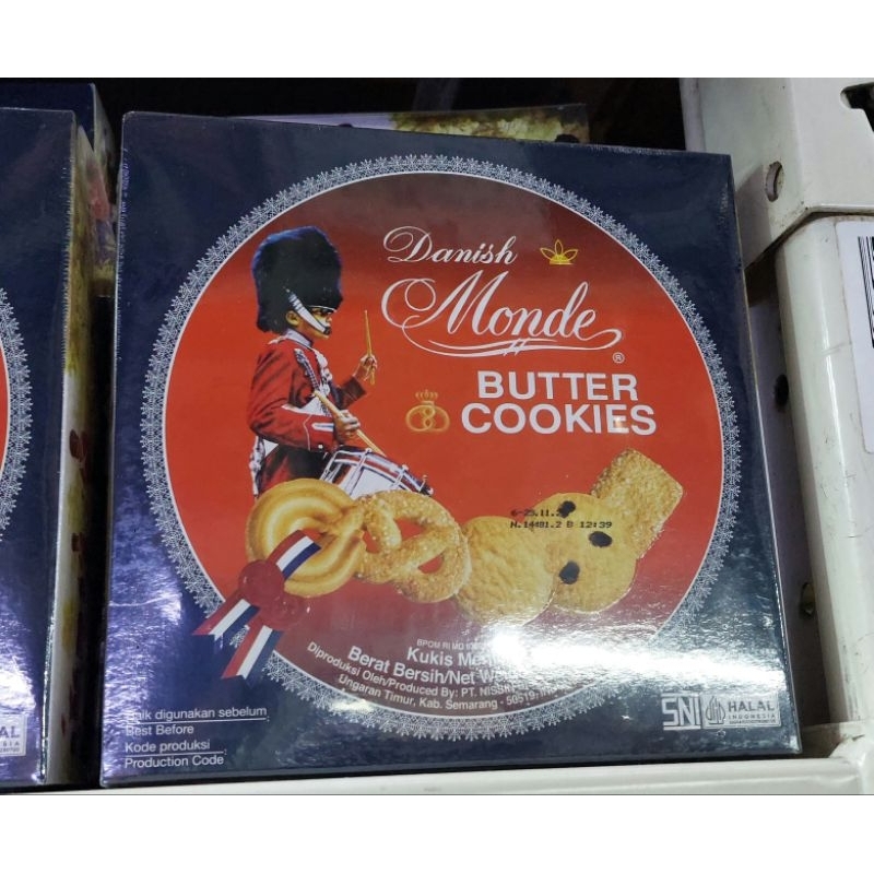 

Monde Biscuit Butter Cookies Kaleng 454 Gr