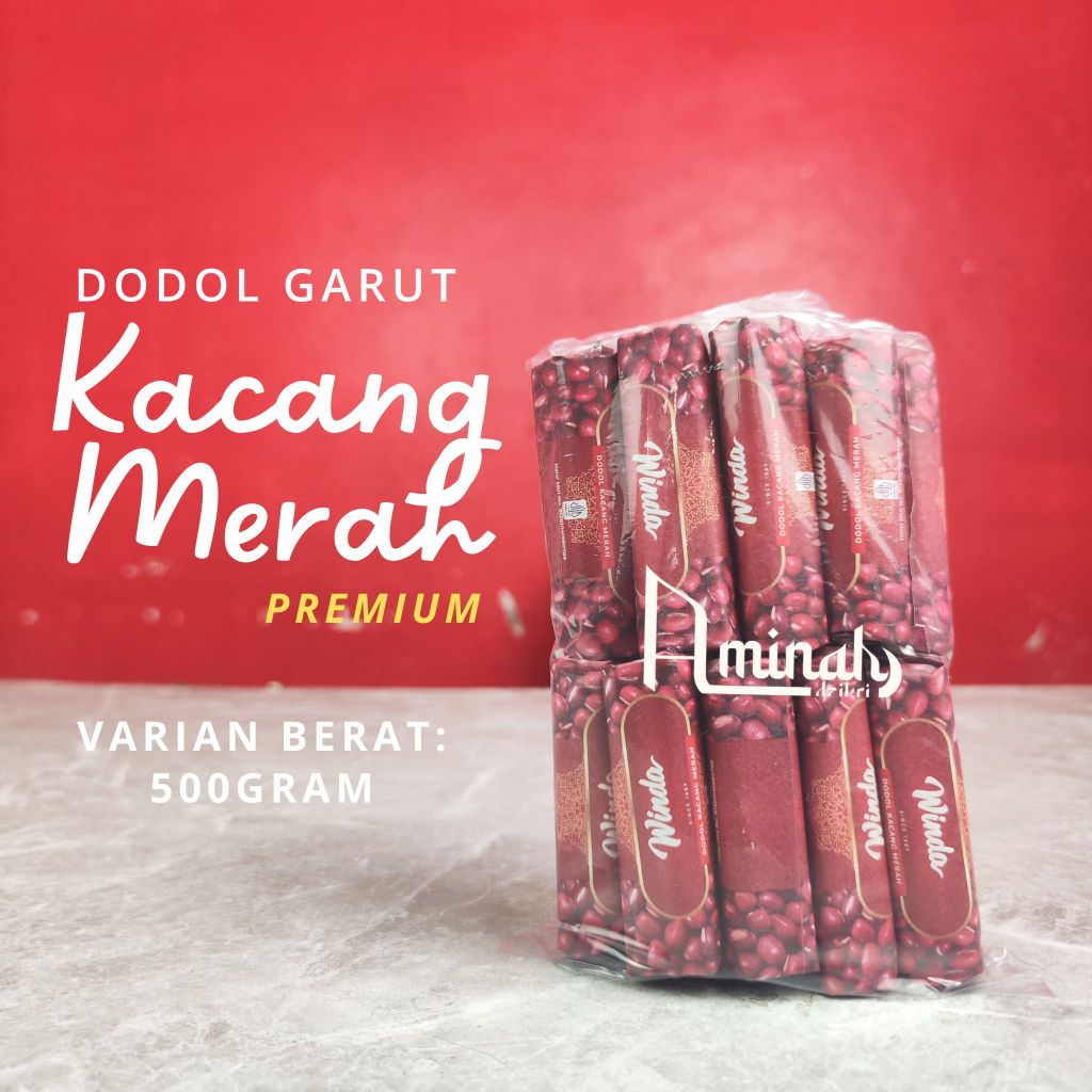 

Dodol Garut Kacang Merah 500gram PREMIUM Oleh-oleh khas garut