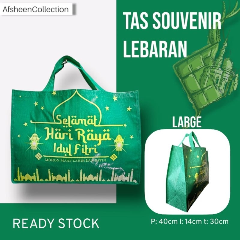

(Isi 12pcs) Tas Bingkisan Lebaran Tas Parcel Hari Raya Idul Fitri Goodiebag Lebaran
