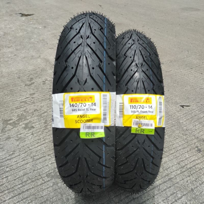 PAKET BAN FIRELLI ANGEL SCOOTER 110/70-14 & 140/70-14 BAN MATIC AEROX PCX 150