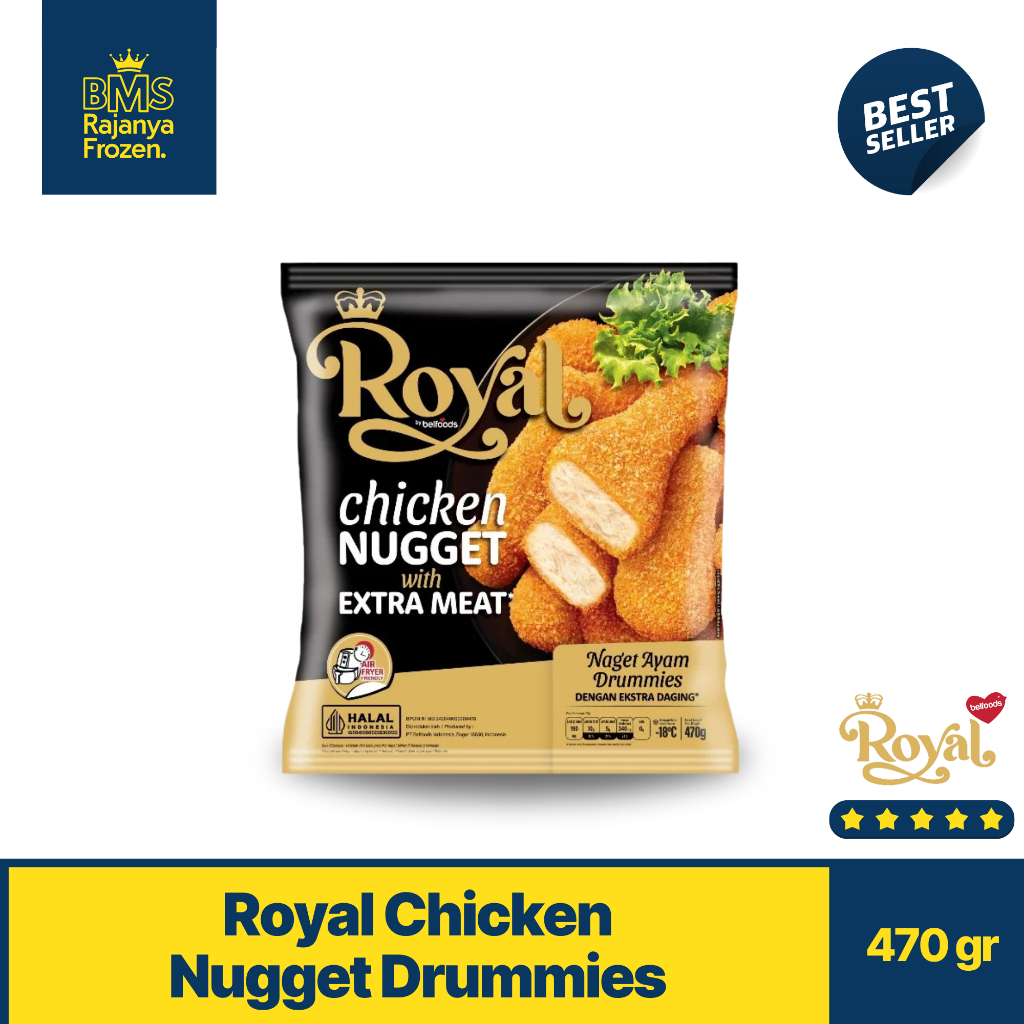 

Royal Chicken Nugget Drummies 470gr
