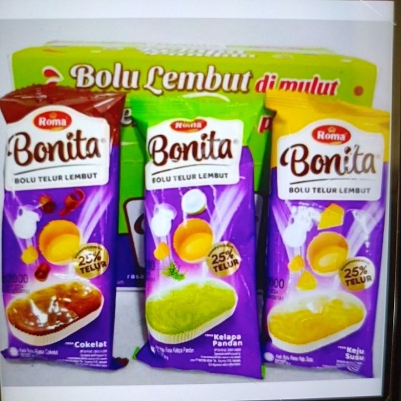 

Bonita bolu 1karton isi 12pcs