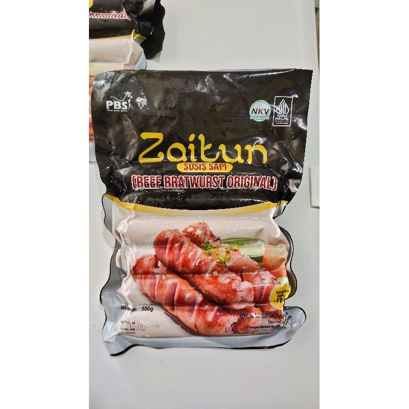 sosis sapi zaitun