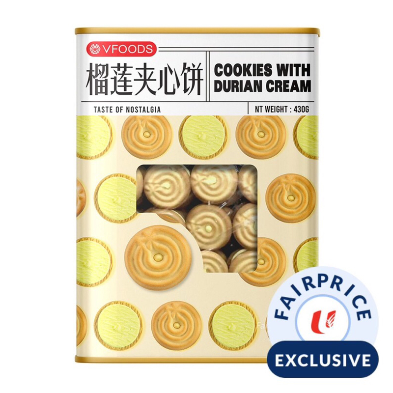 

Vfoods Cookies with durian cream