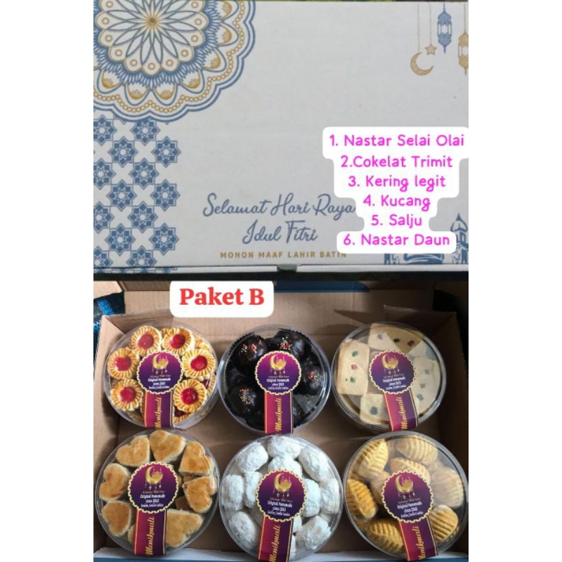 

HAMPERS KUKER PAKET B ISI 6 TOPLES
