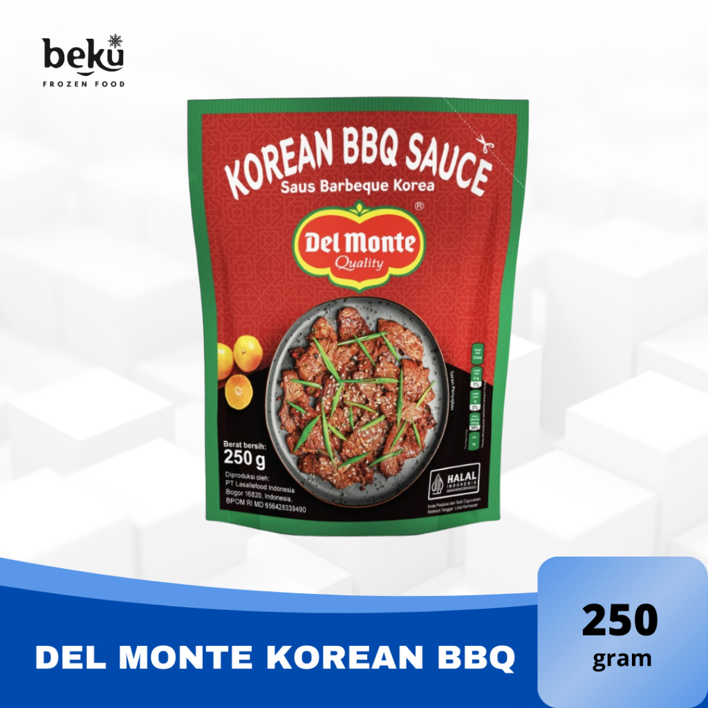 

DEL MONTE KOREAN BARBEQUE SAUCE - DEL MONTE SAUS BARBEQUE KOREA (250g)