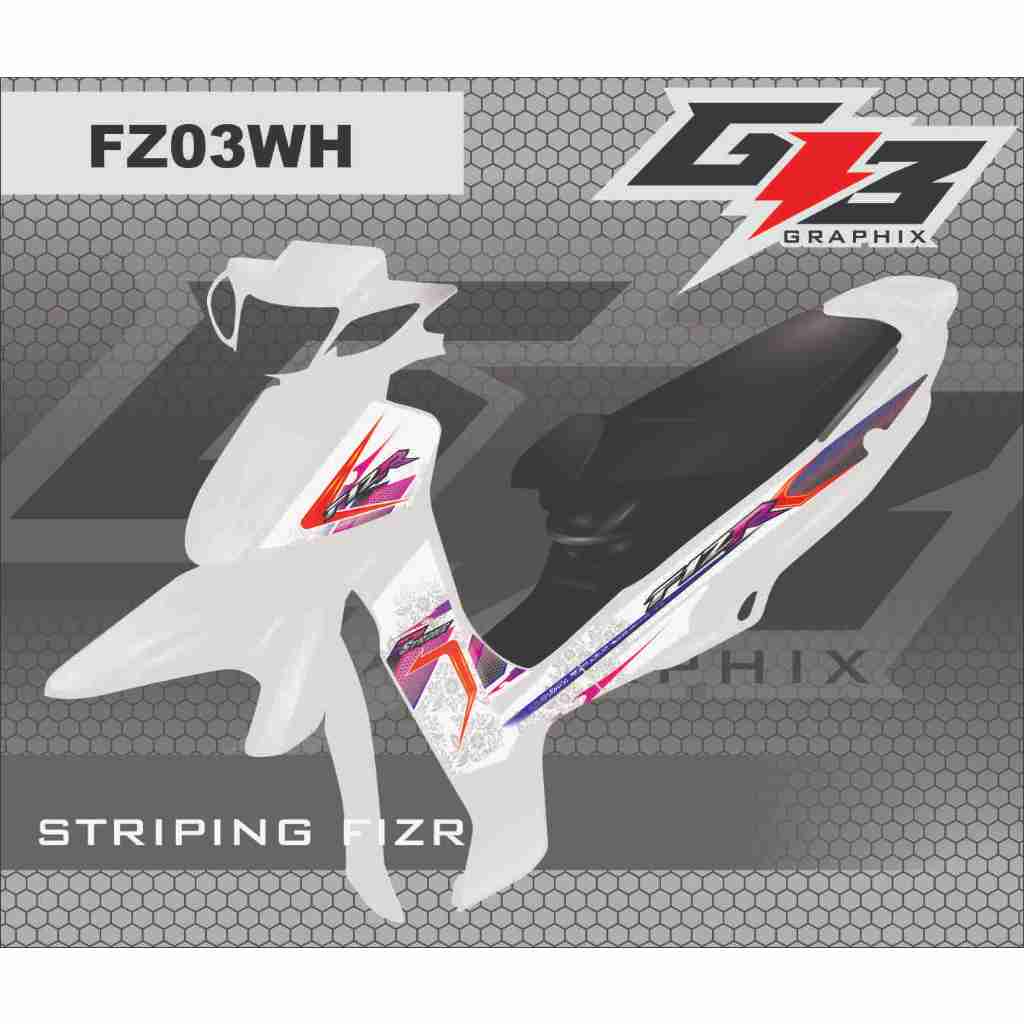 STICKER FIZR CUSTOM/ STRIPING VARIASI FIZR