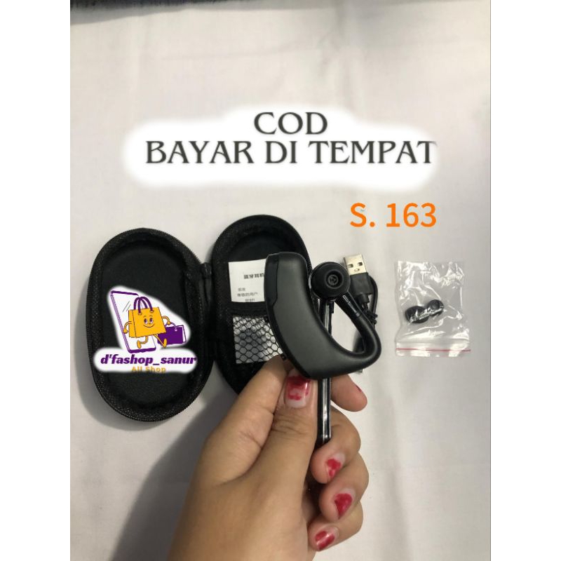 Headset V8 bluetooth with long mic 8D Bass wireless earphone 5.0 single