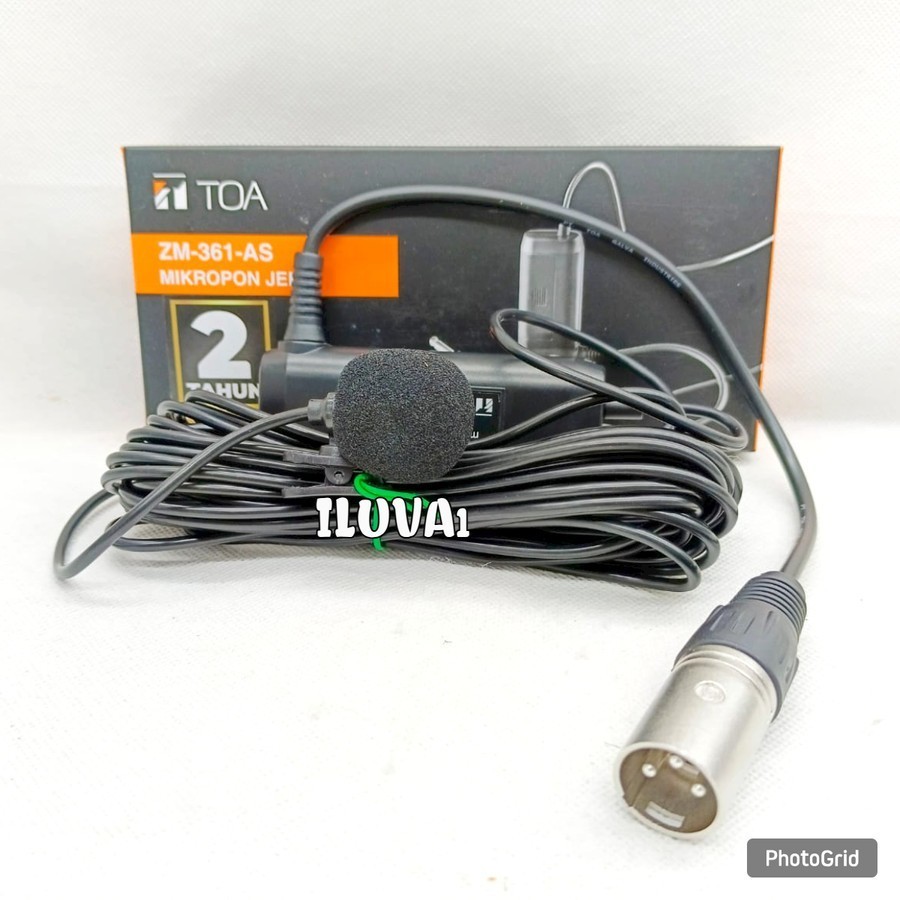MIC JEPIT TOA ZM 361 Jack Canon Xlr Male