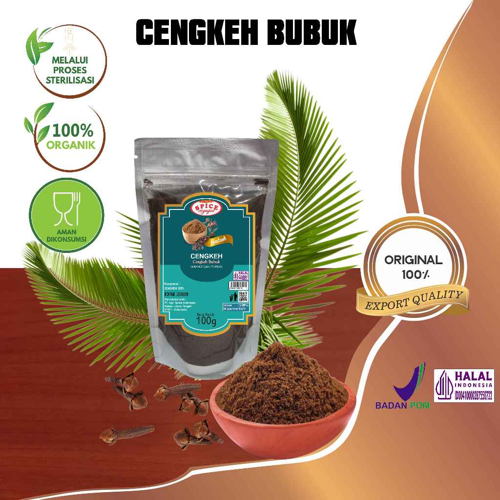 

Spice Voyages Ground Cloves (100gr) / Cengkeh Bubuk (100gr)