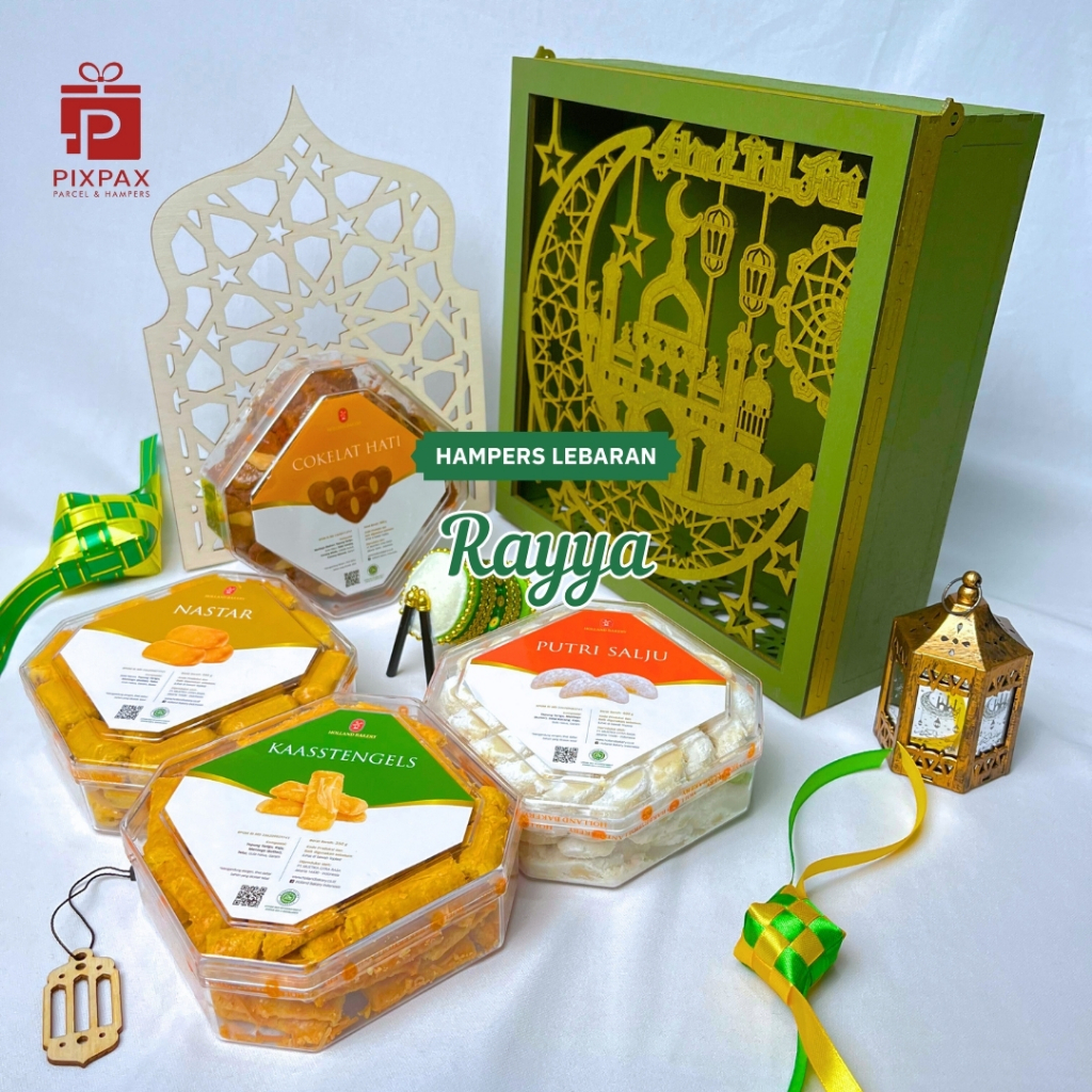 

Parcel Hampers Lebaran Unik Idul Fitri 2025 Pixpax - Seri Cookies | Rayya