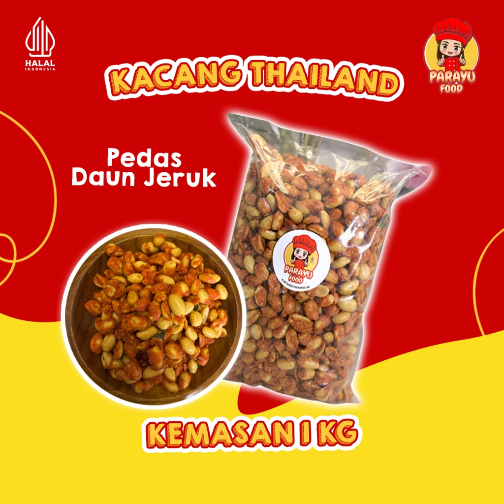 

Parayu Food - Kacang Thailand Jumbo Premium Kemasan Vakum 1KG