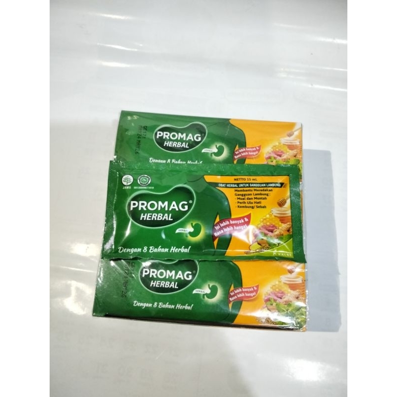 PROMAG HERBAL CAIR 1 BOX isi 6 Sachet
